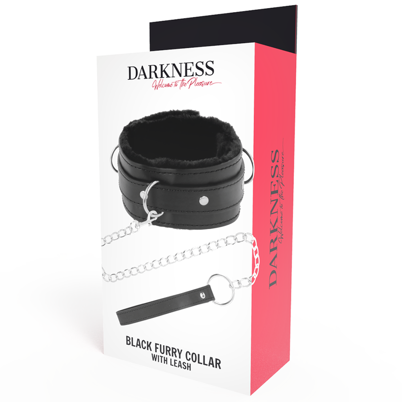 DARKNESS - COMFORTABLE POSTURE NECKLACE WITH LEATHER CHAIN - Imagen 5