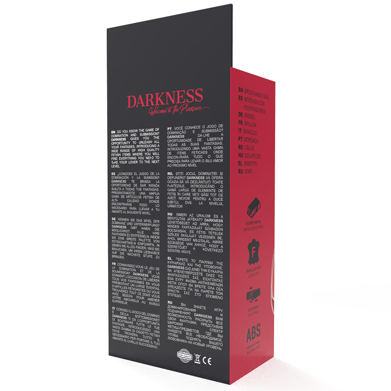 DARKNESS - RED BREATHABLE GAG - Imagen 5