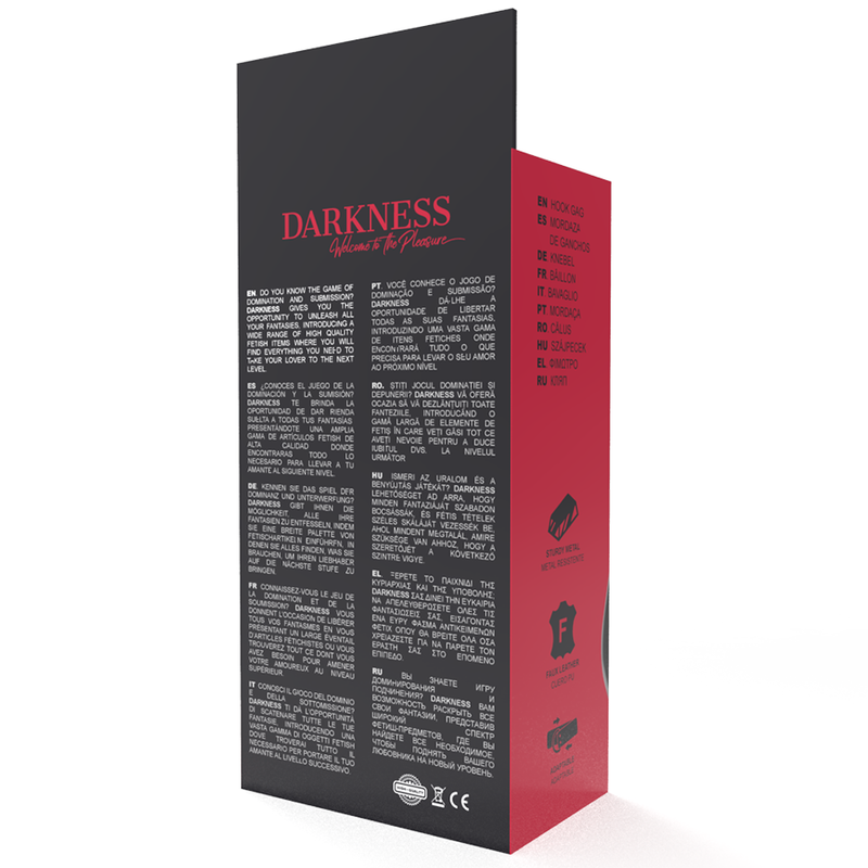 DARKNESS - GAG WITH BLACK HOOK - Imagen 5