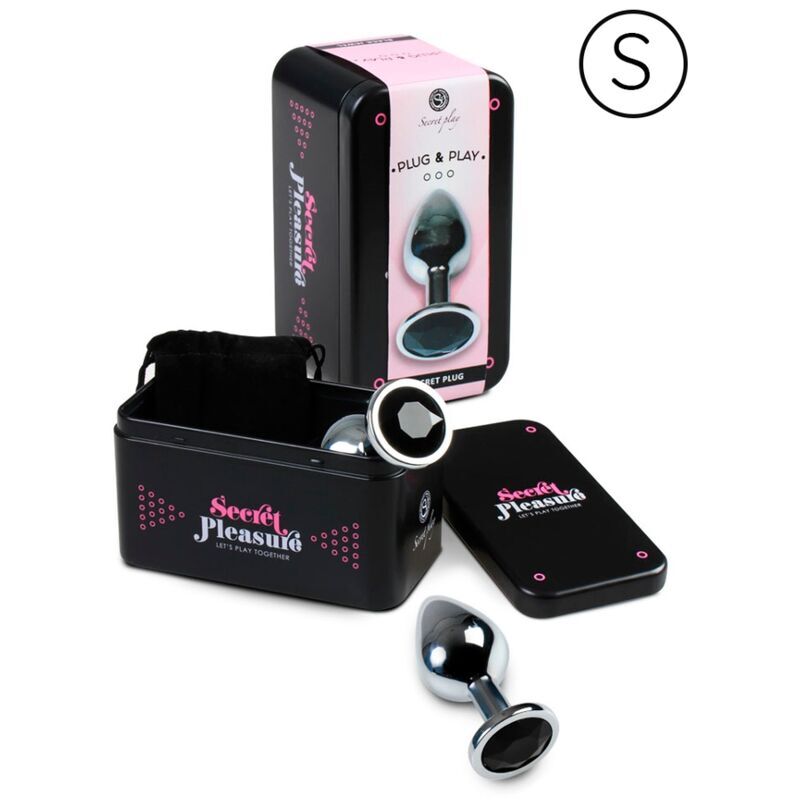 SECRETPLAY - ANAL PLUG BLACK S - Imagen 2