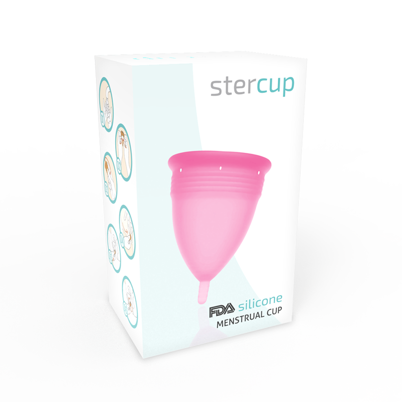 STERCUP - FDA SILICONE MENSTRUAL CUP PINK - SIZE S - Imagen 5