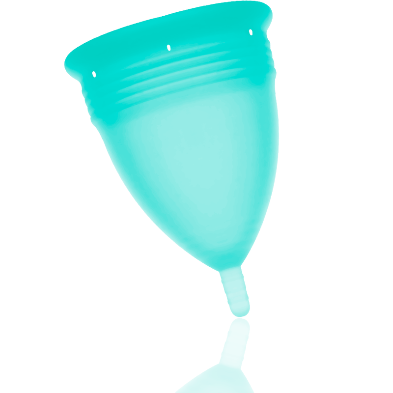 STERCUP - FDA SILICONE MENSTRUAL CUP AQUAMARINE - SIZE S - Imagen 2