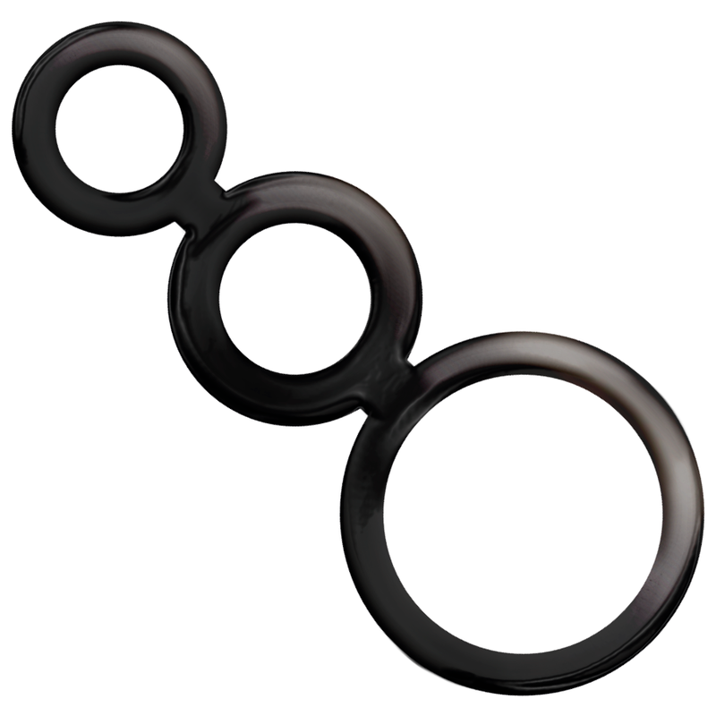 ADDICTED TOYS - RINGS SET FOR PENIS - SMOKED - Imagen 2
