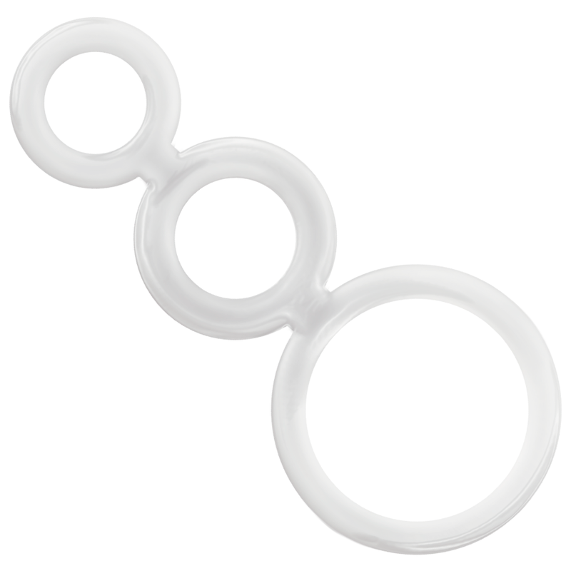 ADDICTED TOYS - RINGS SET FOR PENIS TRANSPARENT - Imagen 2