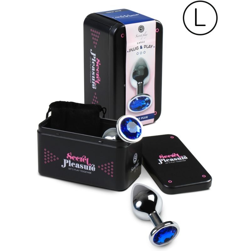 SECRETPLAY - ANAL PLUG SIZE L BLUE - Imagen 2
