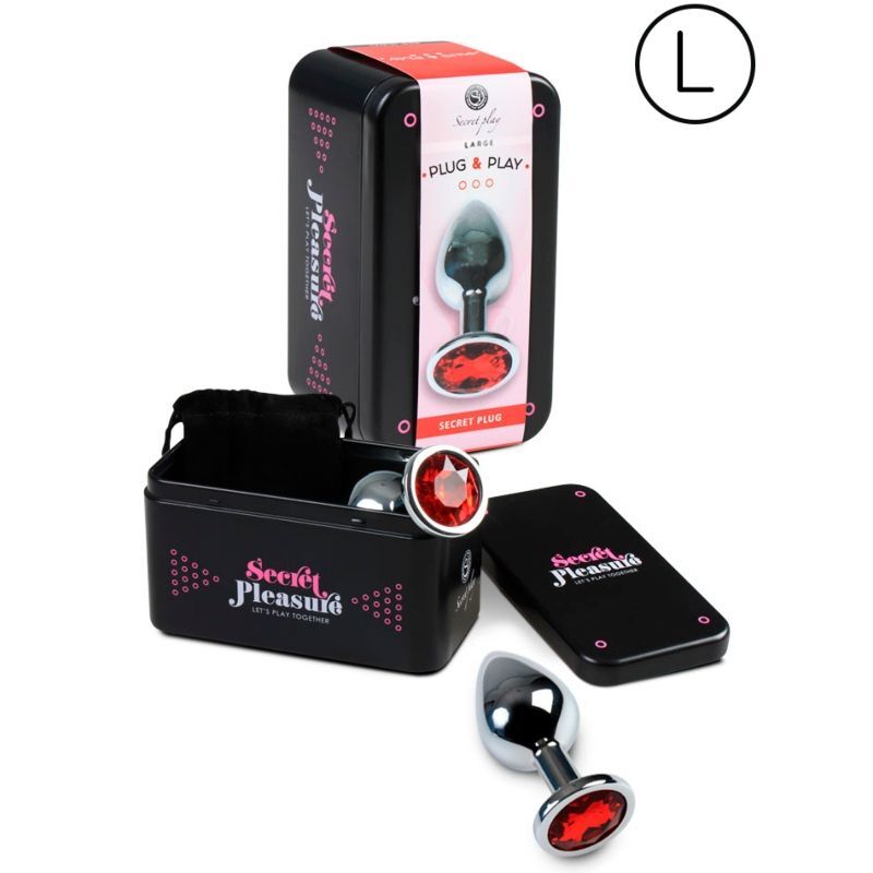 SECRETPLAY - ANAL PLUG SIZE L RED - Imagen 2