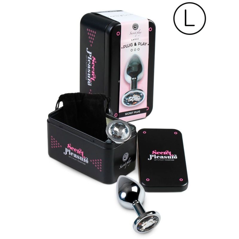 SECRETPLAY - ANAL PLUG SIZE L - CLEAR - Imagen 2