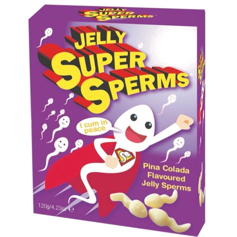SPENCER FLEETWOOD - JELLY SUPER SPERM GUMMIES FORM SPERM 120 GR - Imagen 3