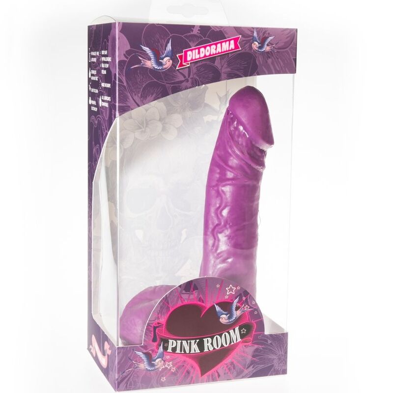 PINK ROOM - EBAN REALISTIC DILDO PURPLE 19 CM - Imagen 2