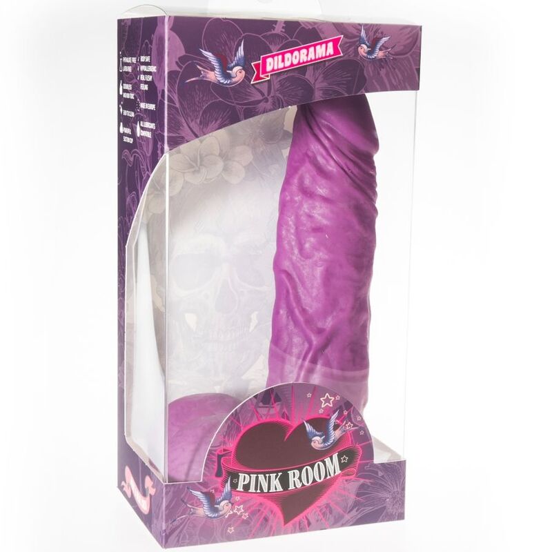 PINK ROOM - CHEMS REALISTIC DILDO PURPLE 20 CM - Imagen 2