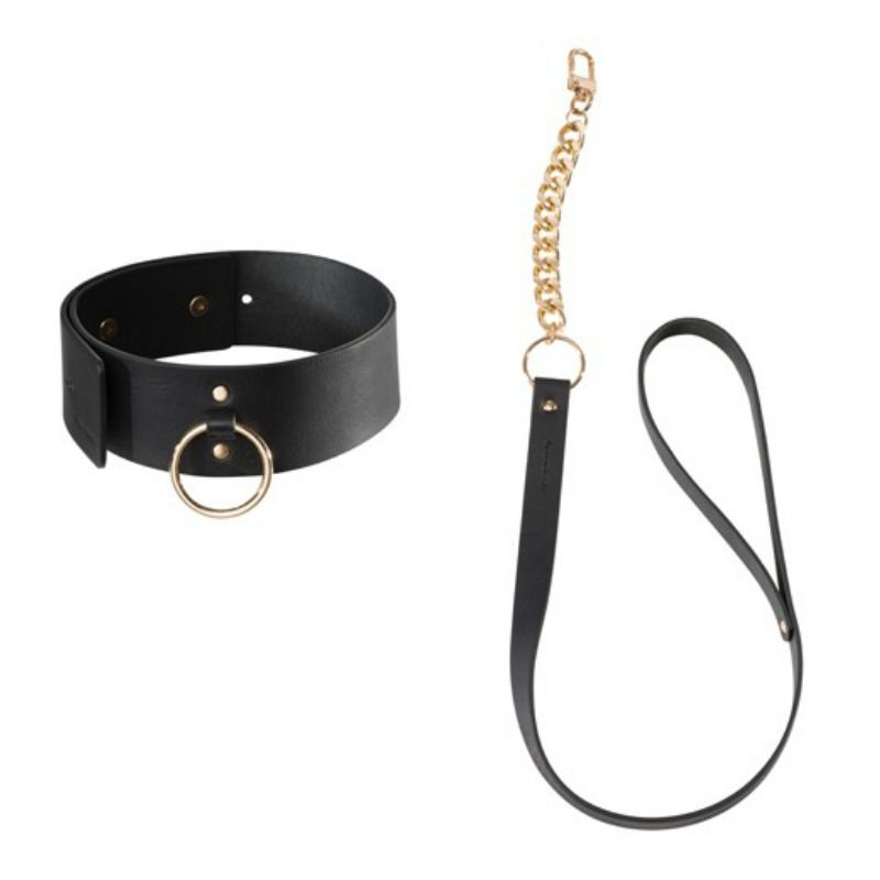 BIJOUX INDISCRETS MAZE - BLACK NECKLACE WITH STRAP - Imagen 3