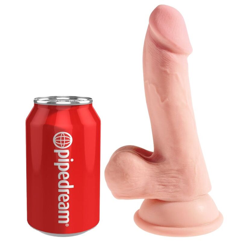 KING COCK - TRIPLE DENSITY DILDO 14 CM - Imagen 2