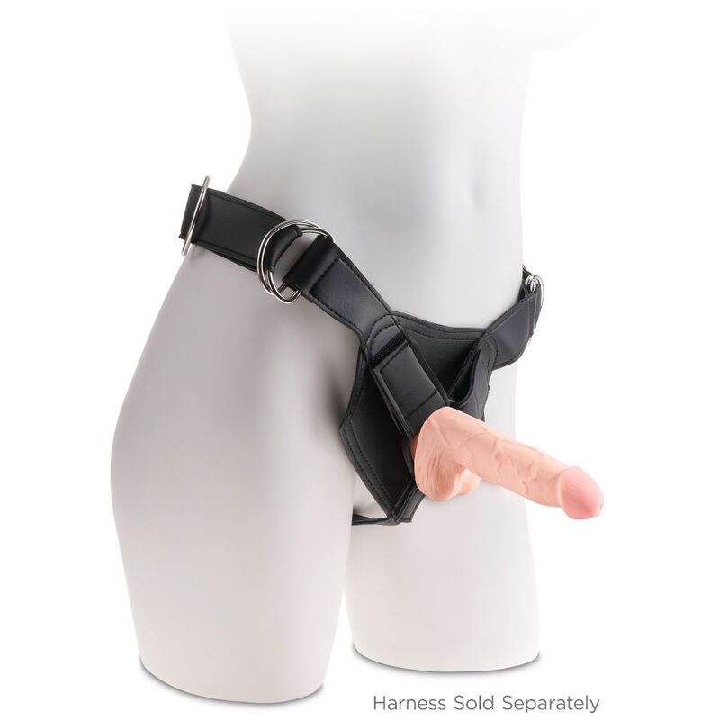 KING COCK - TRIPLE DENSITY DILDO 19 CM - Imagen 5