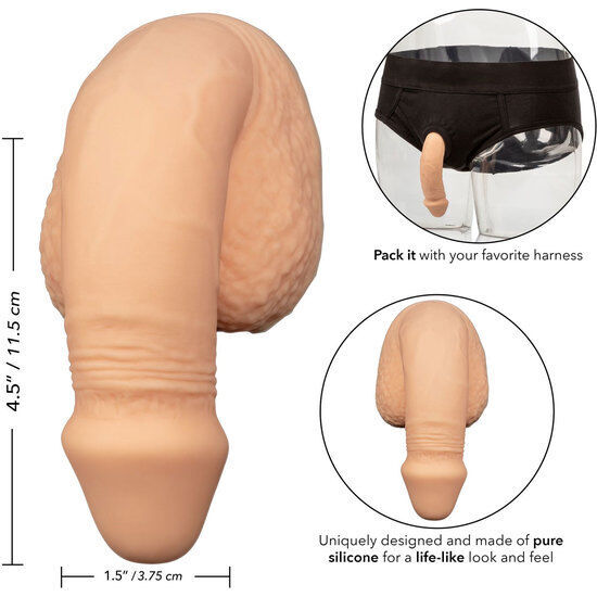CALEXOTICS - SILICONE PACKING PENIS 12.75 CM FLESH - Imagen 3