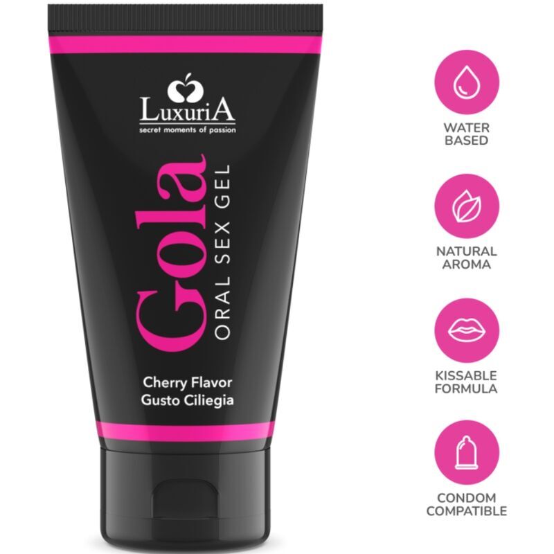 INTIMATELINE LUXURIA - ORAL SEX GEL CHERRY FLAVOR 50 ML - Imagen 3