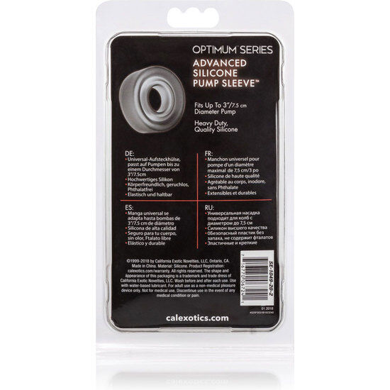 CALEXOTICS - ADV SILICONE PUMP SLEEVE BLACK - Imagen 3