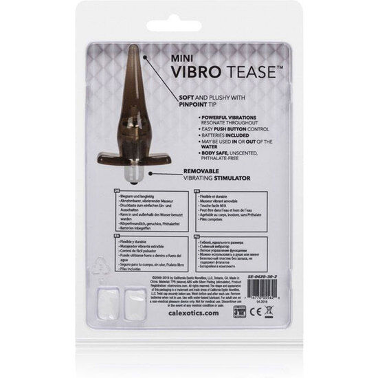 CALEXOTICS - MINI VIBRO TEASE BLACK - Imagen 5