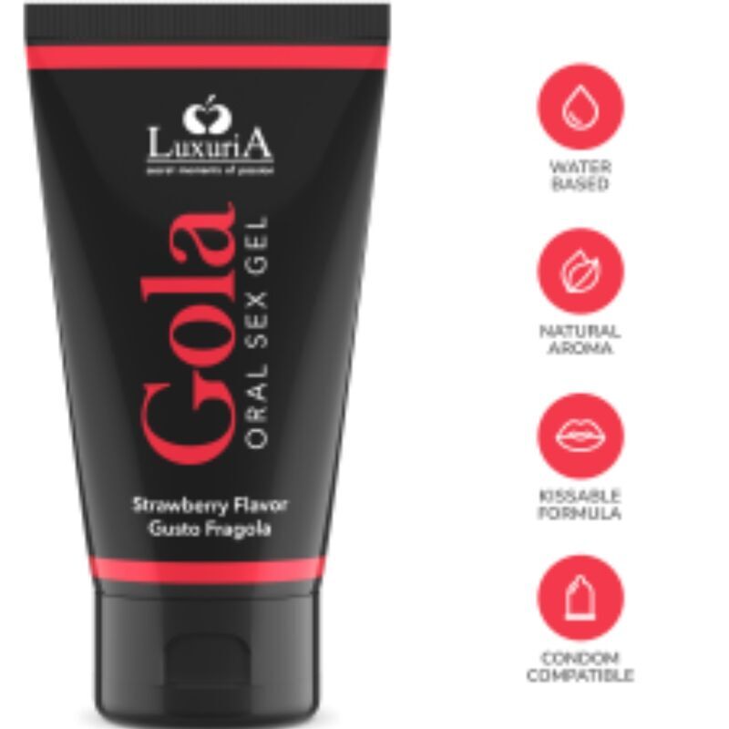 INTIMATELINE LUXURIA - ORAL SEX GEL STRAWBERRY FLAVOR 50 ML - Imagen 4
