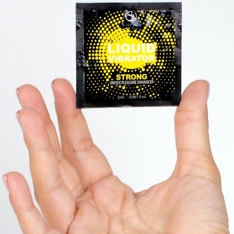 SECRETPLAY - SINGLE DOSE VIBRATOR LIQUID STRONG 2 ML - Imagen 3