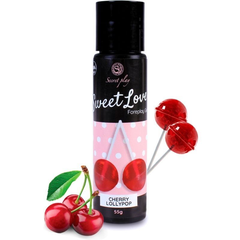 SECRETPLAY - CHERRY LOLLIPOP GEL SWEET LOVE 60 ML - Imagen 2