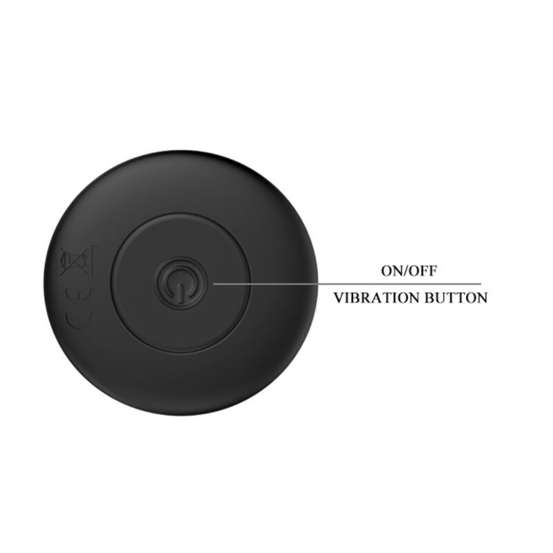 MR PLAY - RECHARGEABLE BLACK VIBRATOR ANAL PLUG - Imagen 5