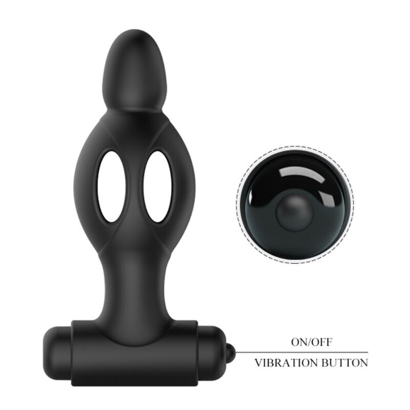 MR PLAY - SILICONE ANAL PLUG WITH VIBRATION - Imagen 4