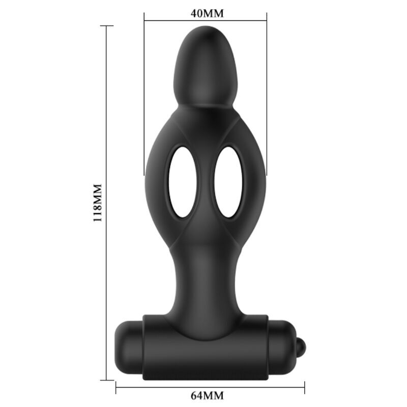 MR PLAY - SILICONE ANAL PLUG WITH VIBRATION - Imagen 5